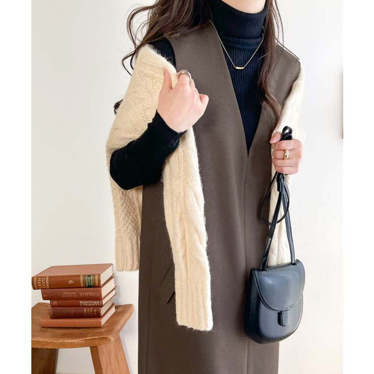 上品リラクシーstyle。ポケット付Vネックワンピース | Classical Elf  | 詳細画像39 