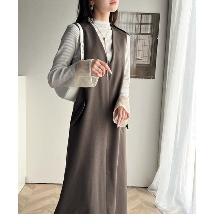 上品リラクシーstyle。ポケット付Vネックワンピース | Classical Elf  | 詳細画像46 