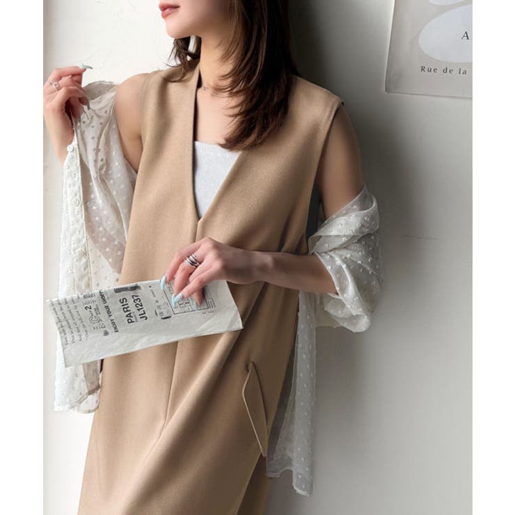 上品リラクシーstyle。ポケット付Vネックワンピース | Classical Elf  | 詳細画像53 