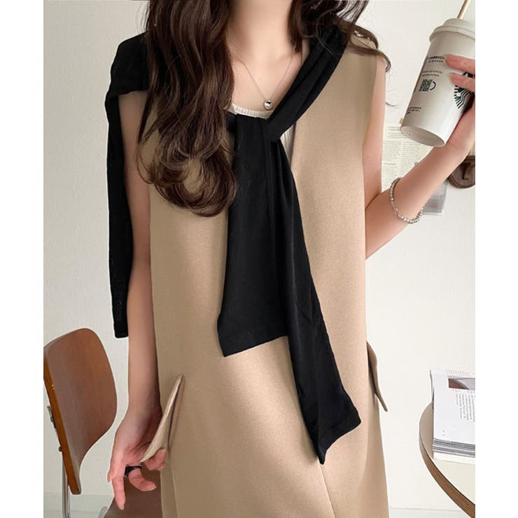 上品リラクシーstyle。ポケット付Vネックワンピース | Classical Elf  | 詳細画像61 