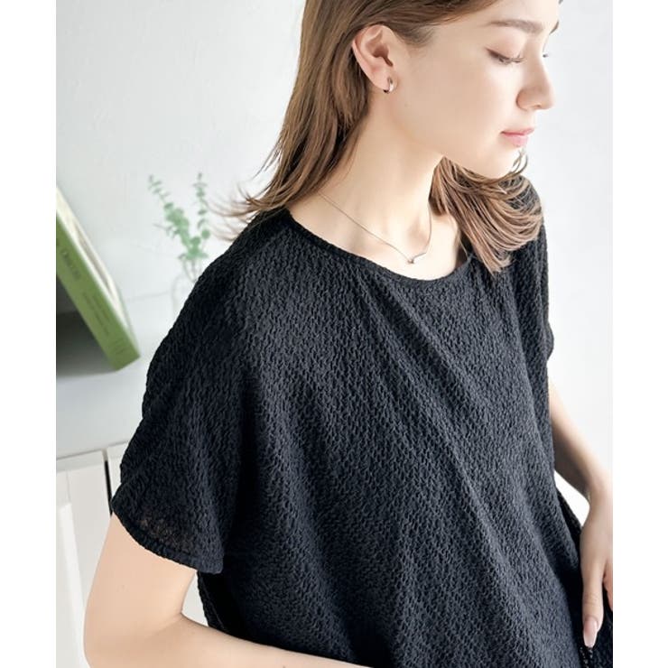 着映えトップス。シャーリングフレンチTシャツ | Classical Elf  | 詳細画像8 