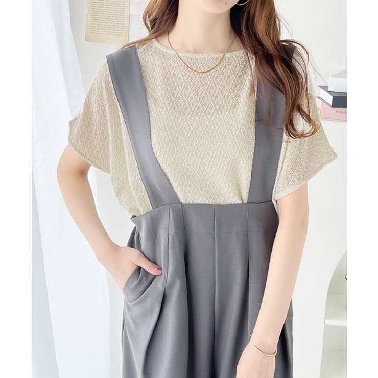 着映えトップス。シャーリングフレンチTシャツ | Classical Elf  | 詳細画像4 