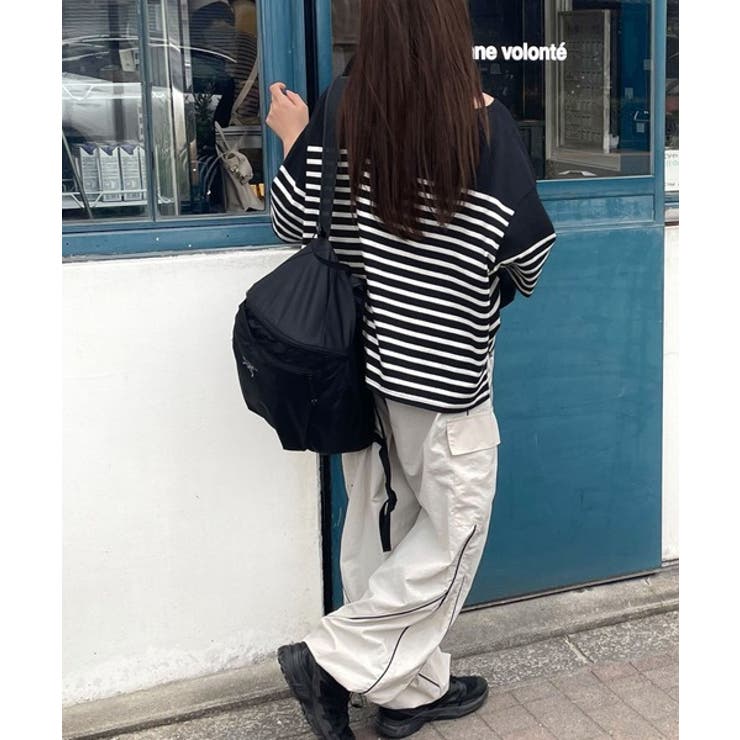 ラフにキマる大人スタイル。オーガニックコットン100%オーバーサイズパネルボーダ… | Classical Elf  | 詳細画像49 