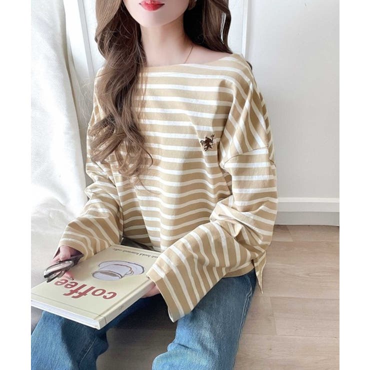 快適な着心地と洗練されたデザインが魅力。オーガニックコットンパネル ボーダーTシ… | Classical Elf  | 詳細画像18 