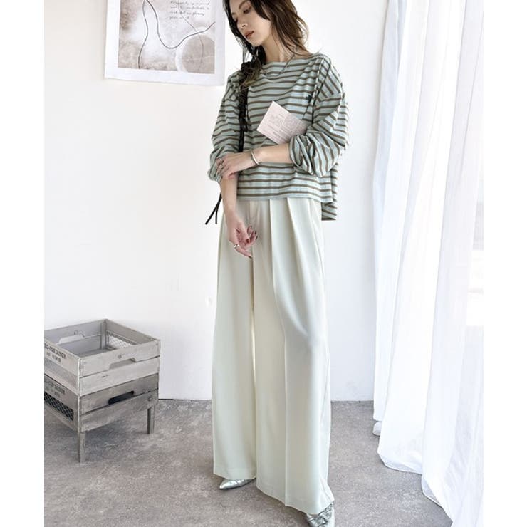 快適な着心地と洗練されたデザインが魅力。オーガニックコットンパネル ボーダーTシ… | Classical Elf  | 詳細画像27 