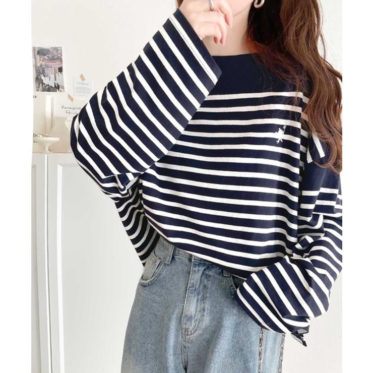 快適な着心地と洗練されたデザインが魅力。オーガニックコットンパネル ボーダーTシ… | Classical Elf  | 詳細画像32 