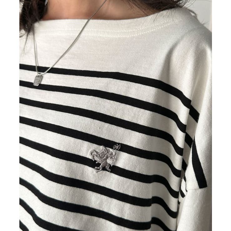 快適な着心地と洗練されたデザインが魅力。オーガニックコットンパネル ボーダーTシ… | Classical Elf  | 詳細画像37 