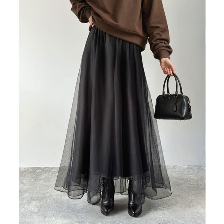 優雅さ際立つ主役級。大人のマーメイドダブルチュールスカート（ロング丈） | Classical Elf  | 詳細画像22 