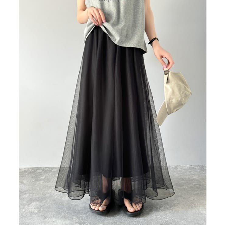 優雅さ際立つ主役級。大人のマーメイドダブルチュールスカート（ロング丈） | Classical Elf  | 詳細画像24 