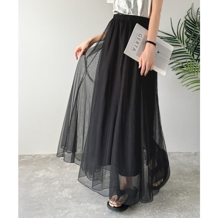 優雅さ際立つ主役級。大人のマーメイドダブルチュールスカート（ロング丈） | Classical Elf  | 詳細画像33 