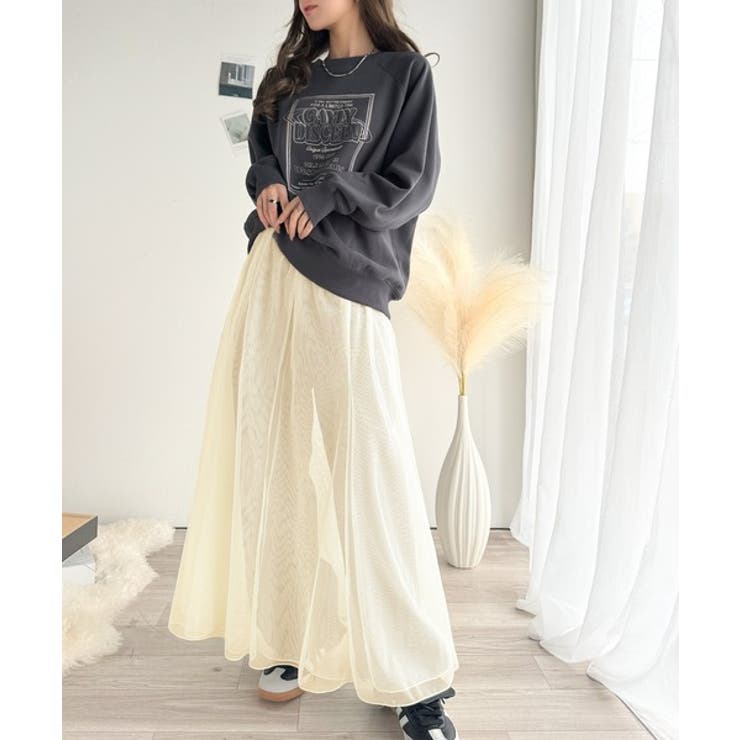 優雅さ際立つ主役級。大人のマーメイドダブルチュールスカート（ロング丈） | Classical Elf  | 詳細画像6 