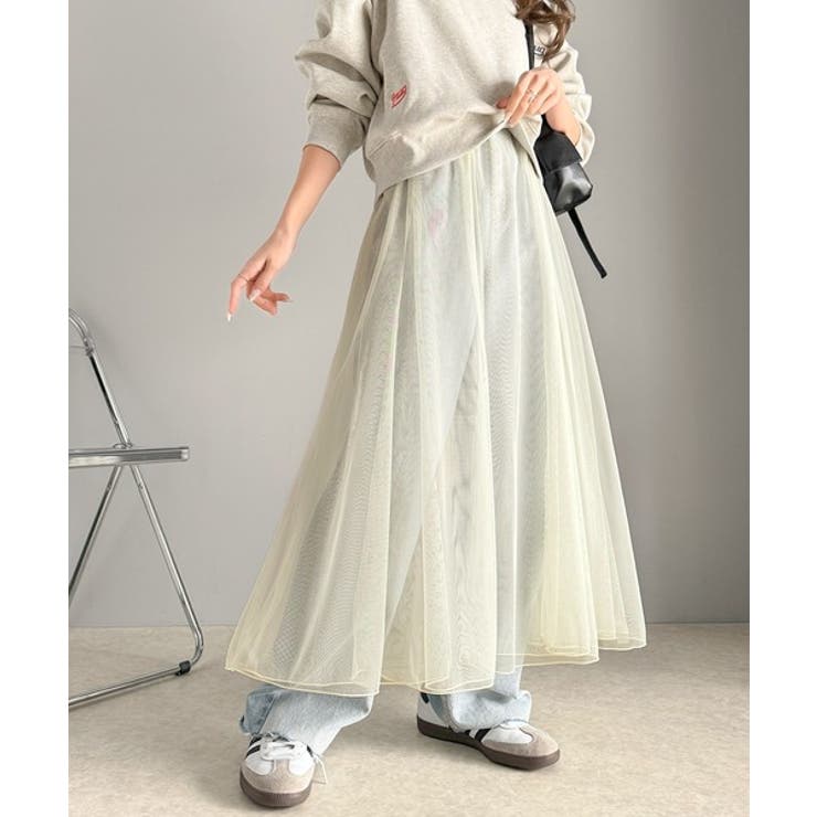 優雅さ際立つ主役級。大人のマーメイドダブルチュールスカート（ロング丈） | Classical Elf  | 詳細画像25 