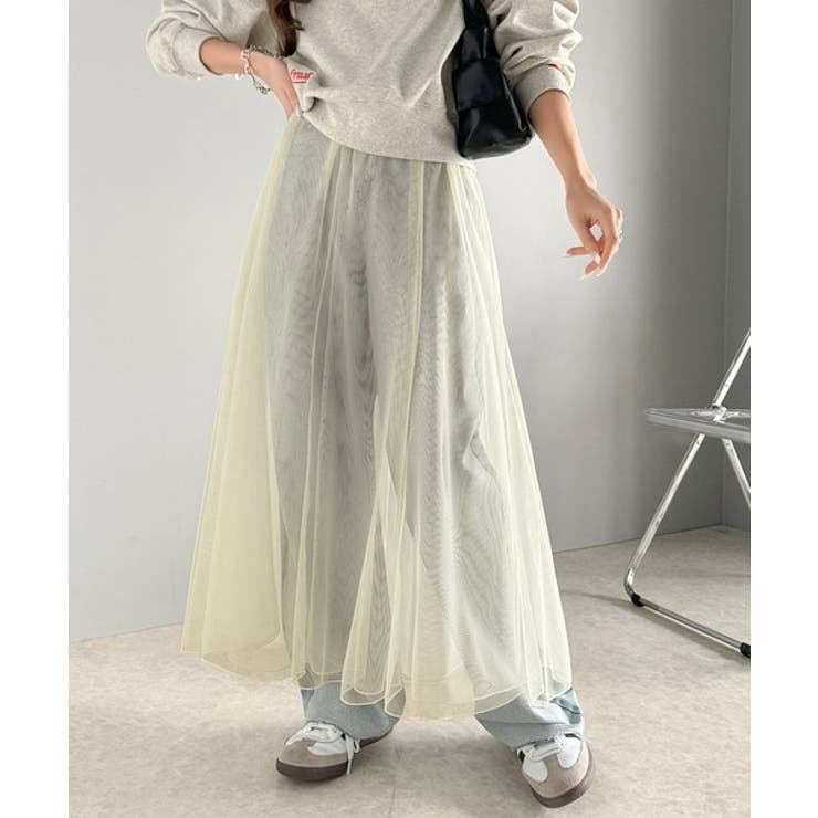 優雅さ際立つ主役級。大人のマーメイドダブルチュールスカート（ロング丈） | Classical Elf  | 詳細画像28 