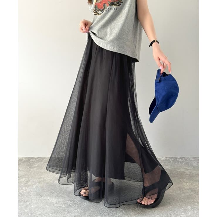 優雅さ際立つ主役級。大人のマーメイドダブルチュールスカート（ロング丈） | Classical Elf  | 詳細画像34 