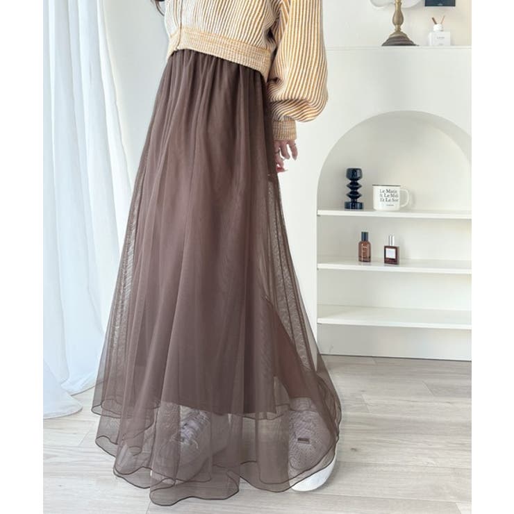 優雅さ際立つ主役級。大人のマーメイドダブルチュールスカート（ロング丈） | Classical Elf  | 詳細画像37 