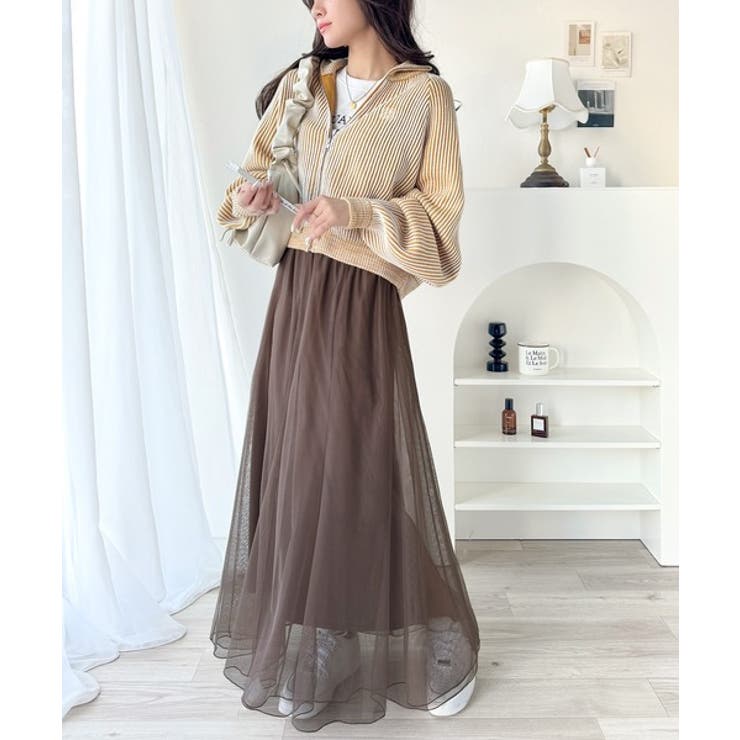 優雅さ際立つ主役級。大人のマーメイドダブルチュールスカート（ロング丈） | Classical Elf  | 詳細画像39 