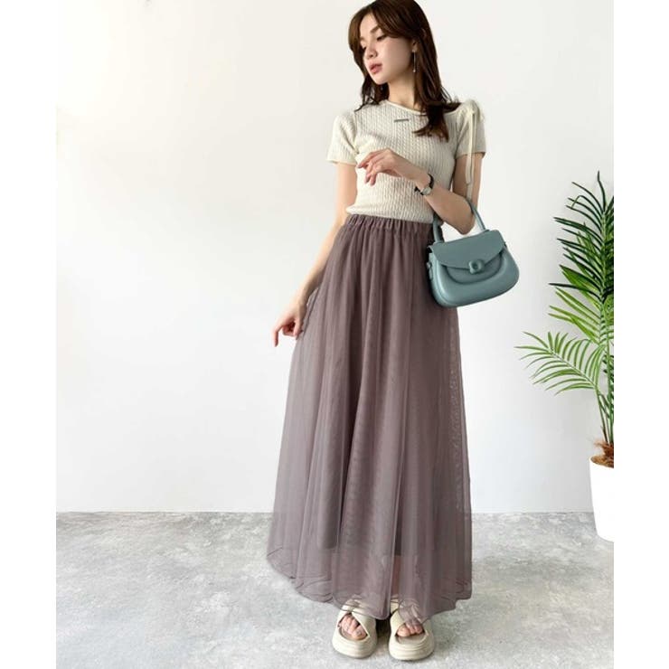 優雅さ際立つ主役級。大人のマーメイドダブルチュールスカート（ロング丈） | Classical Elf  | 詳細画像42 