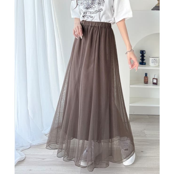 優雅さ際立つ主役級。大人のマーメイドダブルチュールスカート（ロング丈） | Classical Elf  | 詳細画像46 