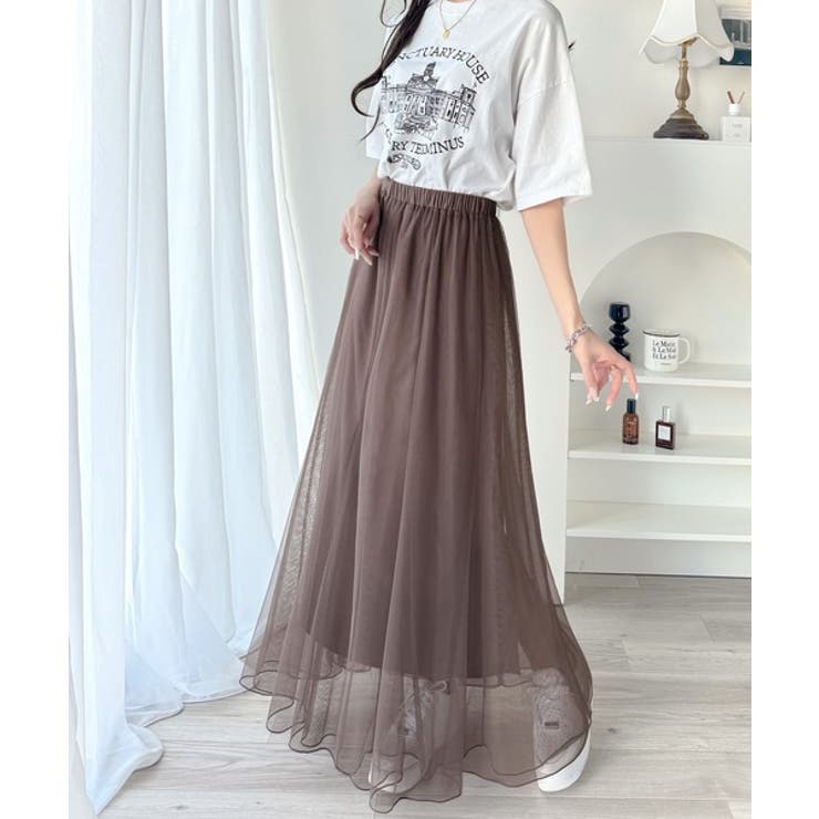 優雅さ際立つ主役級。大人のマーメイドダブルチュールスカート（ロング丈） | Classical Elf  | 詳細画像47 