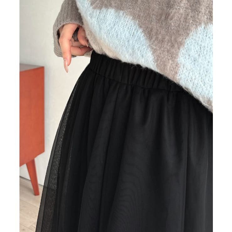 優雅さ際立つ主役級。大人のマーメイドダブルチュールスカート（ロング丈） | Classical Elf  | 詳細画像50 