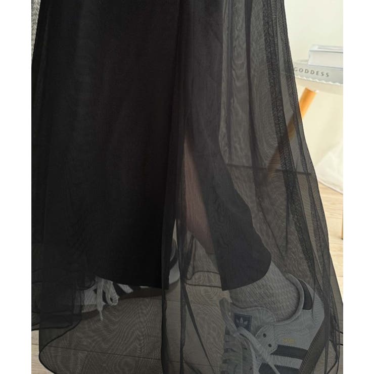 優雅さ際立つ主役級。大人のマーメイドダブルチュールスカート（ロング丈） | Classical Elf  | 詳細画像52 