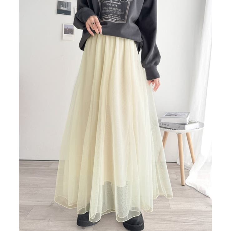 優雅さ際立つ主役級。大人のマーメイドダブルチュールスカート（ロング丈） | Classical Elf  | 詳細画像4 