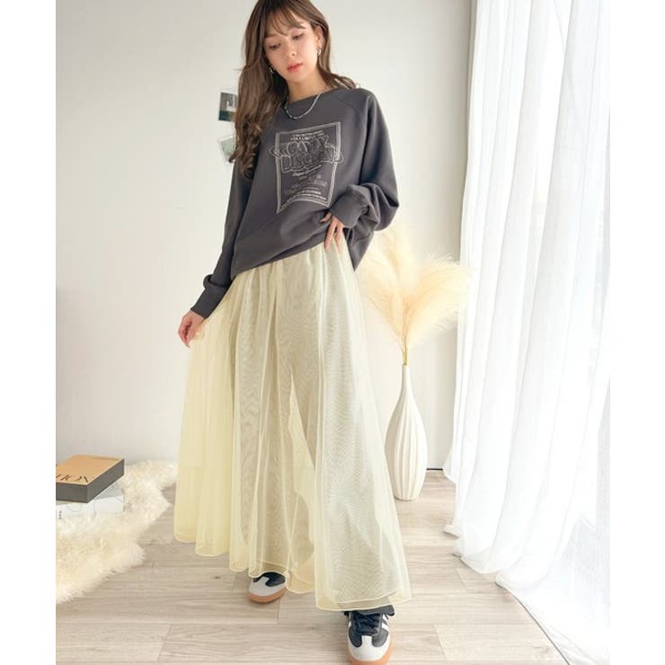 優雅さ際立つ主役級。大人のマーメイドダブルチュールスカート（ロング丈） | Classical Elf  | 詳細画像7 