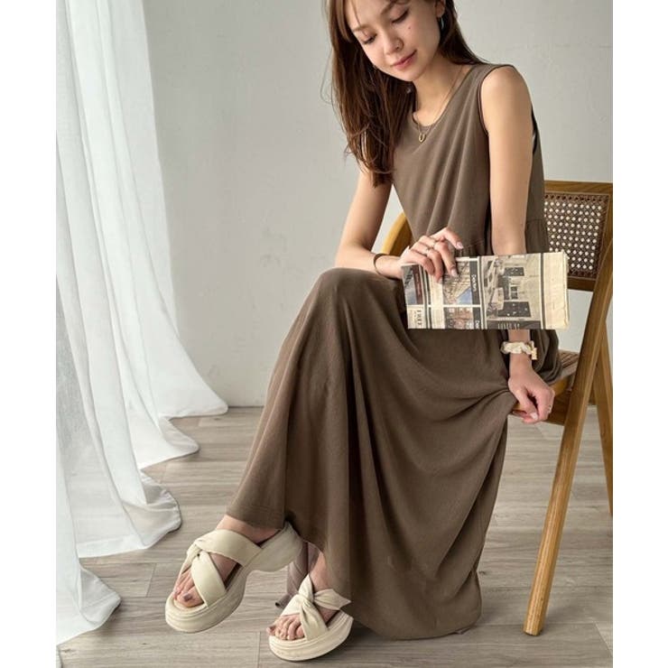 ふんわり透け感で大人フェミニン。前後2WAY3段シアーティアードニットワンピース… | Classical Elf  | 詳細画像23