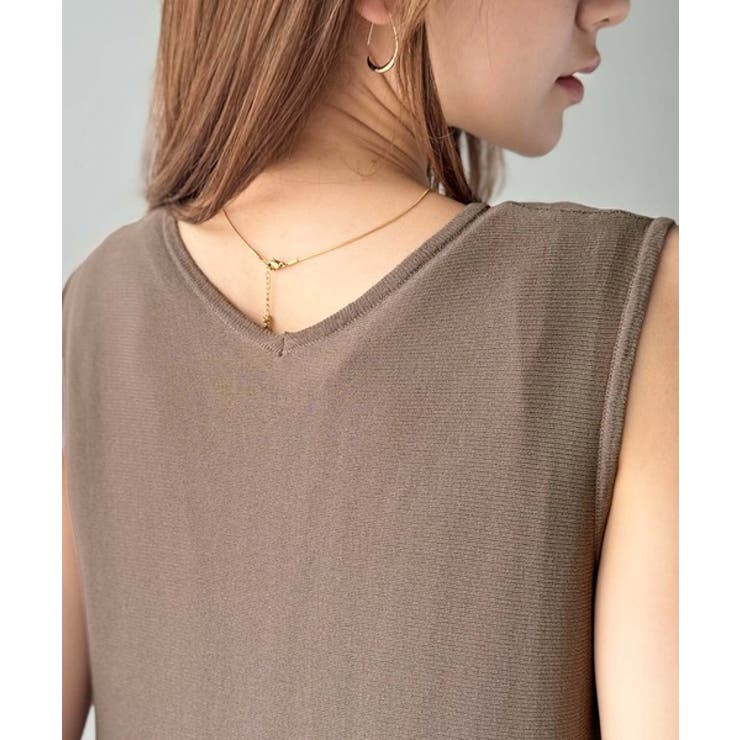 ふんわり透け感で大人フェミニン。前後2WAY3段シアーティアードニットワンピース… | Classical Elf  | 詳細画像33