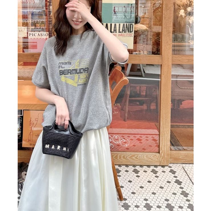 こなれカジュアルの新定番。前後2wayヴィンテージ風グラフィックプリント裏毛スウ… | Classical Elf  | 詳細画像14 