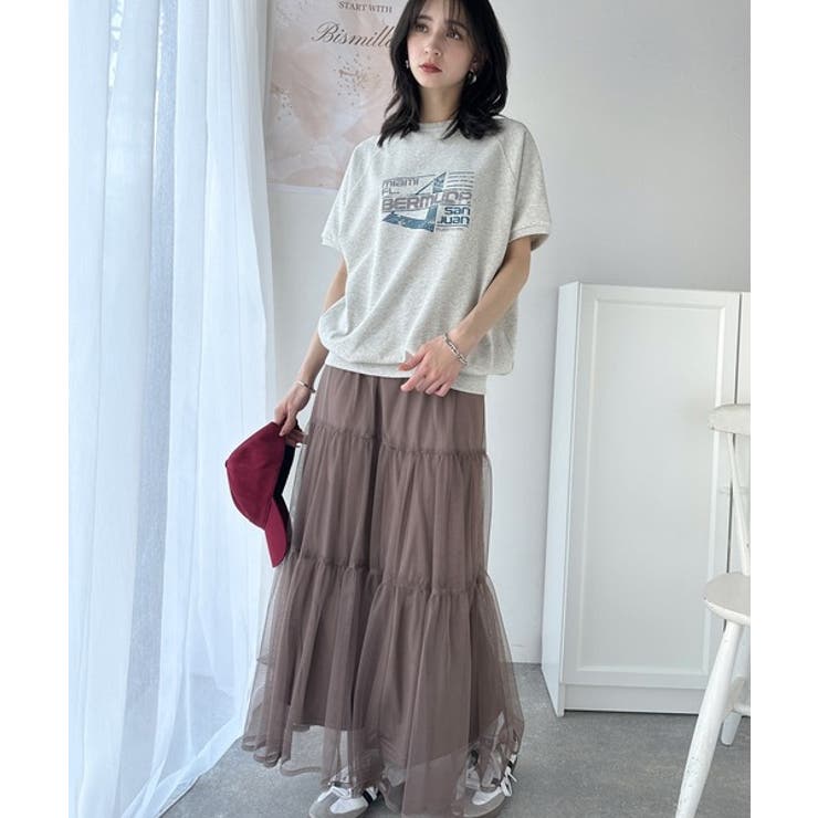 こなれカジュアルの新定番。前後2wayヴィンテージ風グラフィックプリント裏毛スウ… | Classical Elf  | 詳細画像30 