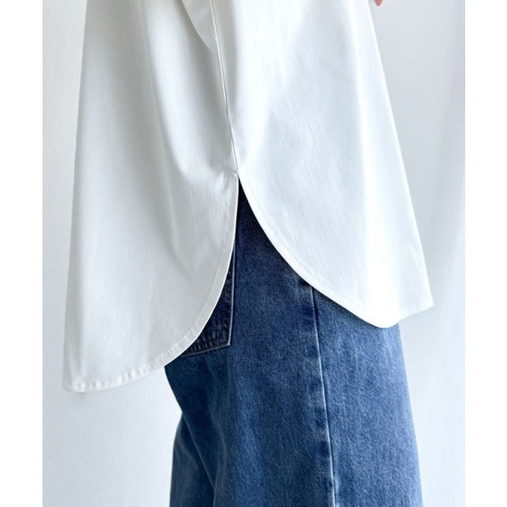 着るUV！ひんやりバックファスナードルマンスリーブ胸刺繍半袖トップス | Classical Elf  | 詳細画像37 