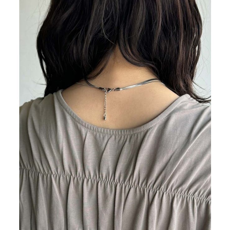 旬の素材&デザイン。大人の前後2WAYシルケット加工シャーリングフレアワンピース… | Classical Elf  | 詳細画像31 