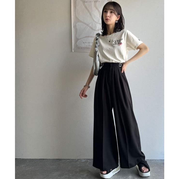 アートのように刺繍が映える。オーガニックコットン100%らくがき風刺繍 無地＆ボ… | Classical Elf  | 詳細画像25 