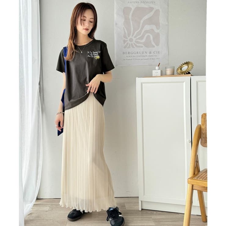 アートのように刺繍が映える。オーガニックコットン100%らくがき風刺繍 無地＆ボ… | Classical Elf  | 詳細画像44 