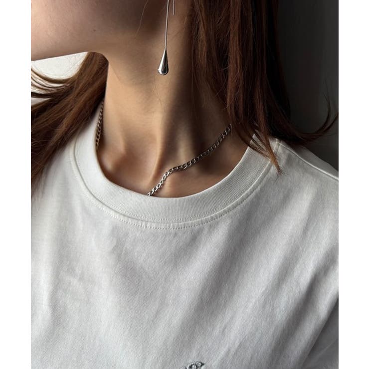 オーガニックコットン100%。胸元ラメ糸ワンポイント刺繍 無地＆ボーダー柄Tシャ… | Classical Elf  | 詳細画像31 