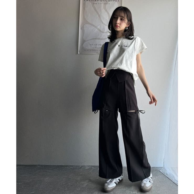 こなれ感たっぷり。オーガニックコットン100％胸元PAEAN刺繍Tシャツ(半袖) | Classical Elf  | 詳細画像48 