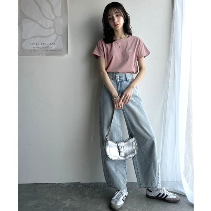 こなれ感たっぷり。オーガニックコットン100％胸元PAEAN刺繍Tシャツ(半袖) | Classical Elf  | 詳細画像57 