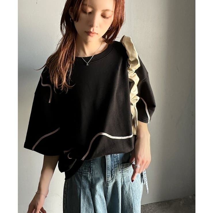 立体感のある刺繍がトレンドムード。paeanバック ウェーブコード刺繍 BIG刺繍 | Classical Elf  | 詳細画像18 