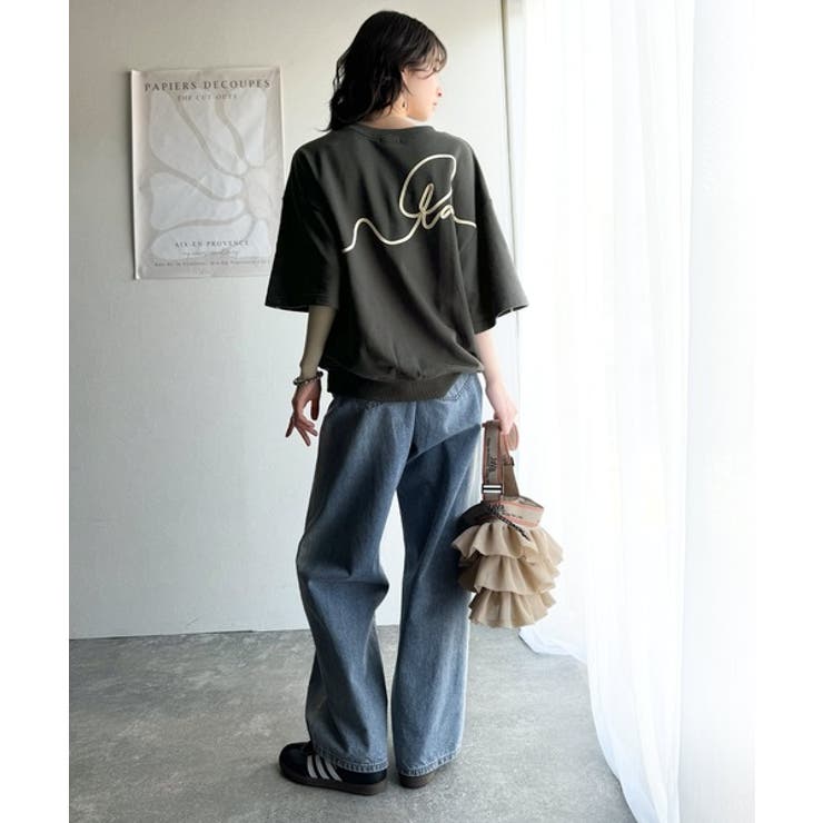 立体感のある刺繍がトレンドムード。paeanバック ウェーブコード刺繍 BIG刺繍 | Classical Elf  | 詳細画像22 