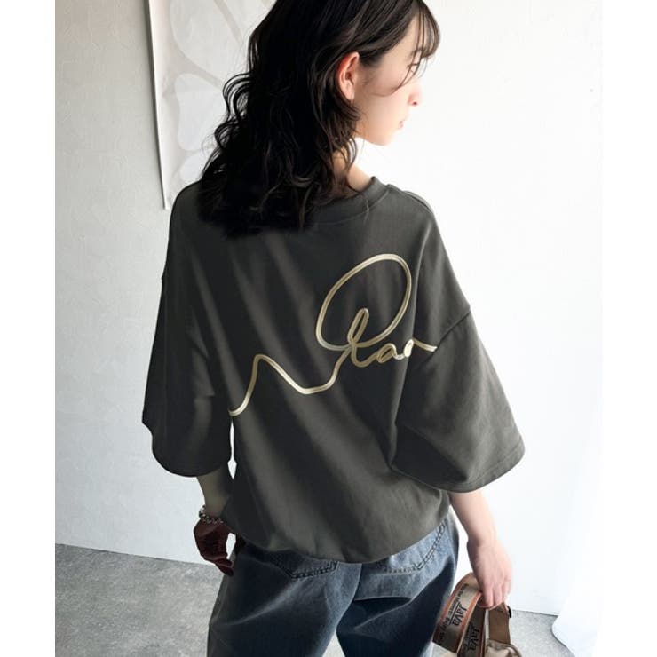 立体感のある刺繍がトレンドムード。paeanバック ウェーブコード刺繍 BIG刺繍 | Classical Elf  | 詳細画像23 