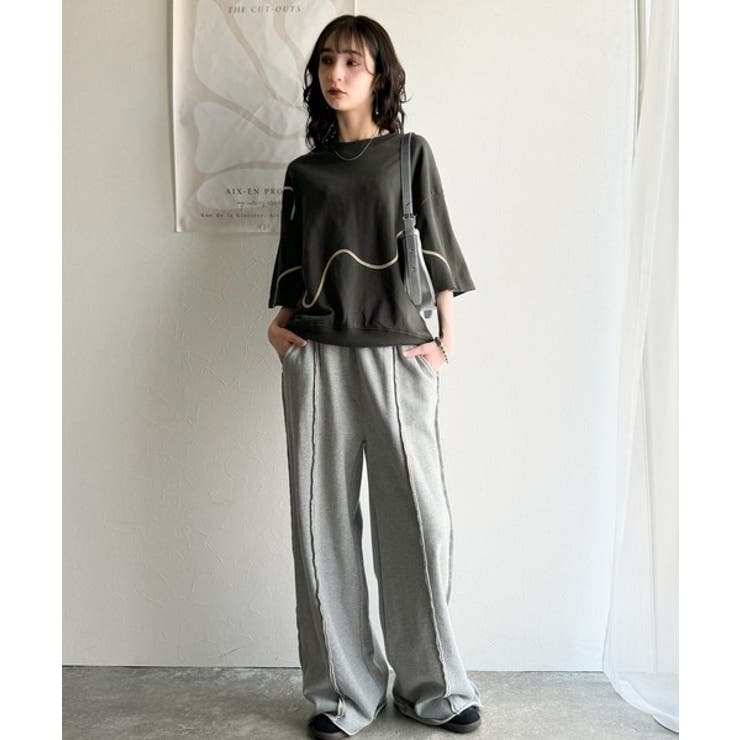 立体感のある刺繍がトレンドムード。paeanバック ウェーブコード刺繍 BIG刺繍 | Classical Elf  | 詳細画像26 