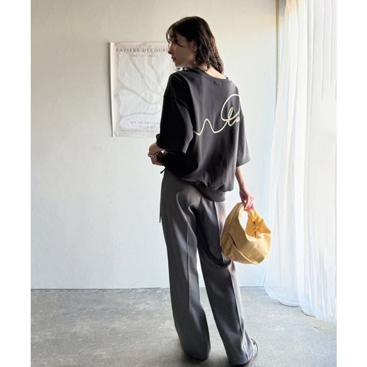 立体感のある刺繍がトレンドムード。paeanバック ウェーブコード刺繍 BIG刺繍 | Classical Elf  | 詳細画像29 