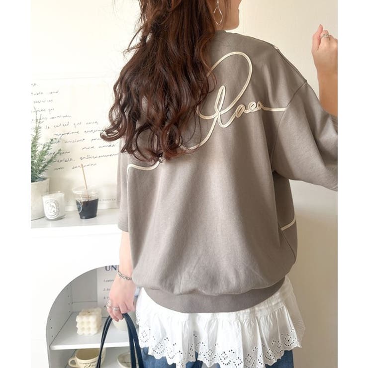 立体感のある刺繍がトレンドムード。paeanバック ウェーブコード刺繍 BIG刺繍 | Classical Elf  | 詳細画像32 