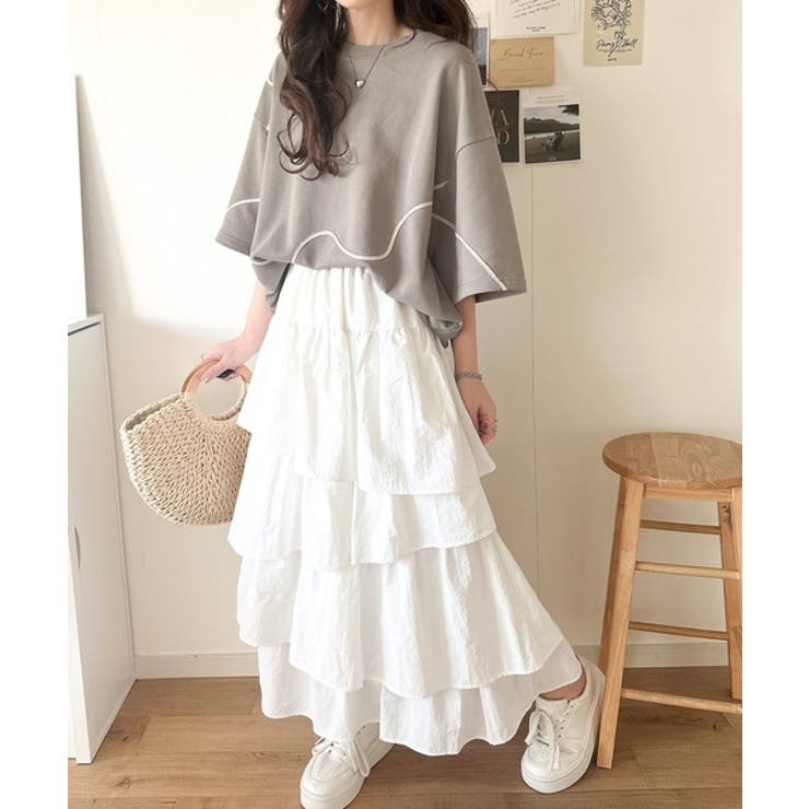 立体感のある刺繍がトレンドムード。paeanバック ウェーブコード刺繍 BIG刺繍 | Classical Elf  | 詳細画像39 