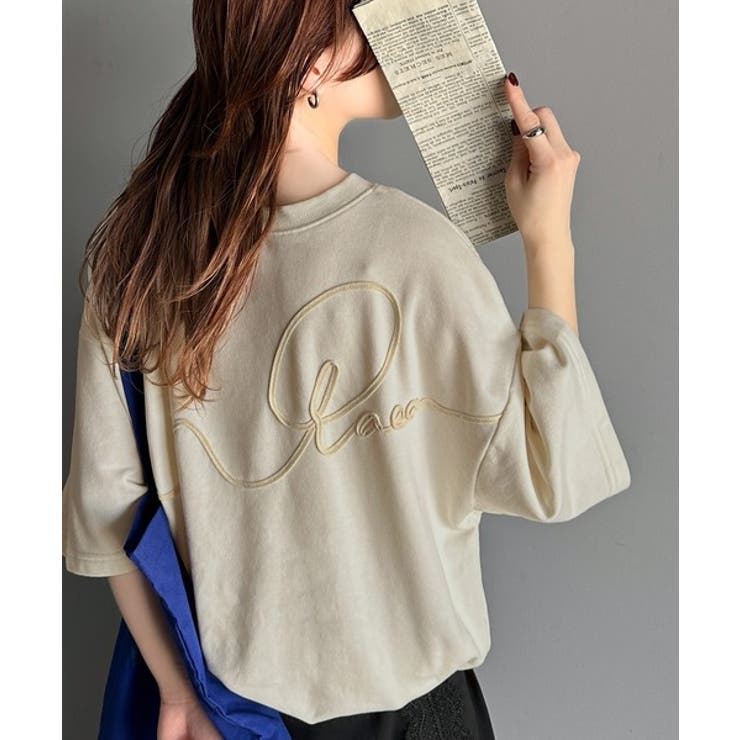 立体感のある刺繍がトレンドムード。paeanバック ウェーブコード刺繍 BIG刺繍 | Classical Elf  | 詳細画像2 