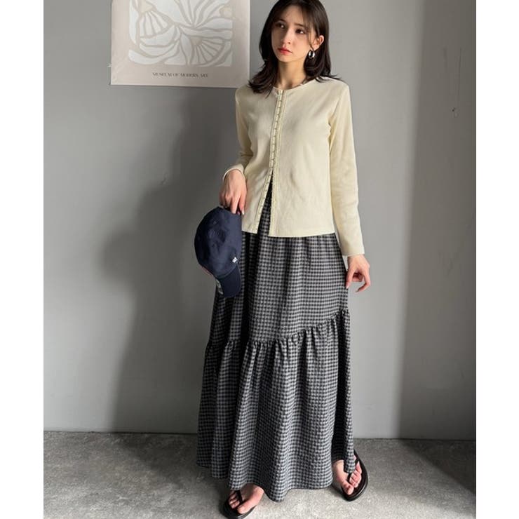 おしゃれ感を格上げ。綿100％前後2wayシルバーホック使いカーディガントップス… | Classical Elf  | 詳細画像15 