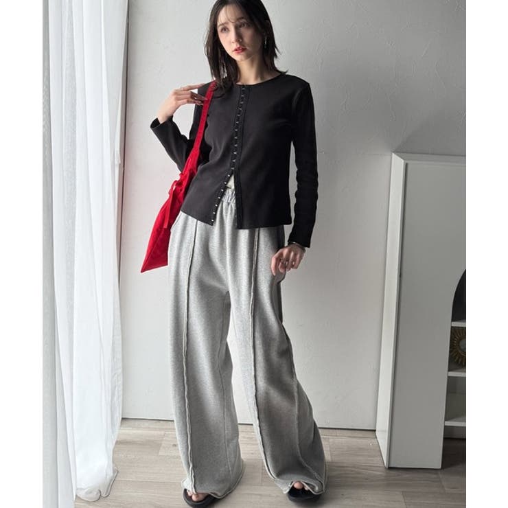 おしゃれ感を格上げ。綿100％前後2wayシルバーホック使いカーディガントップス… | Classical Elf  | 詳細画像22 