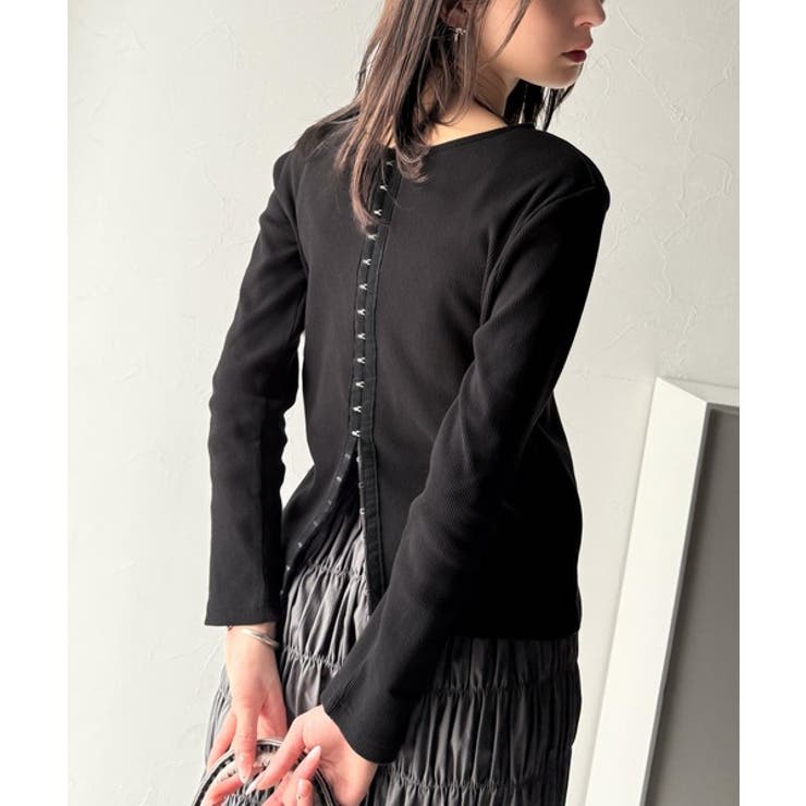 おしゃれ感を格上げ。綿100％前後2wayシルバーホック使いカーディガントップス… | Classical Elf  | 詳細画像28 