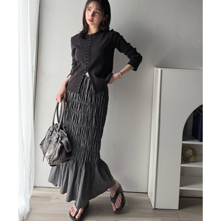 おしゃれ感を格上げ。綿100％前後2wayシルバーホック使いカーディガントップス… | Classical Elf  | 詳細画像29 